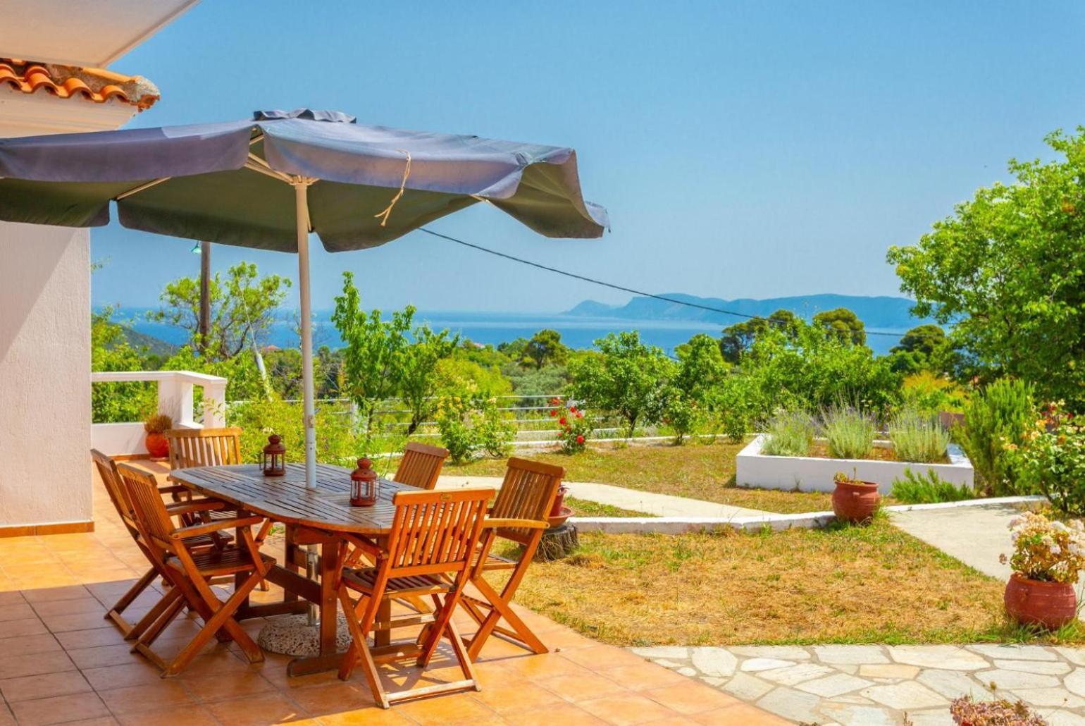 Villa Glafki Panormos  ภายนอก รูปภาพ