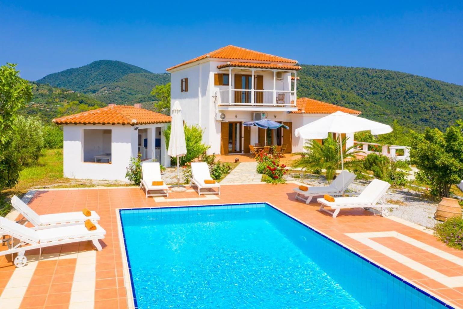 Villa Glafki Panormos  ภายนอก รูปภาพ